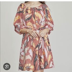 Elizabeth And Janes Floral Print Women's Dress. Size L